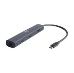 Eaton Tripp Lite Series USB-C Multiport Adapter - 8K HDMI, 3 USB Hub Ports, Gigabit Ethernet, 100W PD Charging, HDR, HDCP 2.3