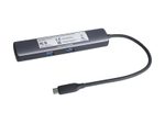 Eaton Tripp Lite Series USB-C Multiport Adapter - 8K HDMI, 3 USB Hub Ports, Gigabit Ethernet, 100W PD Charging, HDR, HDCP 2.3