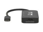 Eaton Tripp Lite Series USB-C Multiport Adapter - HDMI 4K 60 Hz, 4:4:4, HDR, USB-A, 100W PD Charging, Schwarz