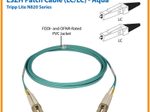 Eaton Tripp Lite Series 10G Duplex Multimode 50/125 OM3 LSZH Fiber Optic Kabel (LC/LC), Aqua, 2 m (6 ft.)
