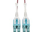 Eaton Tripp Lite Series 10G Duplex Multimode 50/125 OM4 LSZH Fiber Optic Kabel (LC/LC), Push/Pull Tabs, Magenta, 2 m