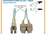 Eaton Tripp Lite Series 10Gb Duplex Multimode 50/125 OM3 LSZH Fiber Patch Kabel (LC/SC) - Aqua, 2M (6 ft.)