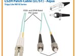 Eaton Tripp Lite Series 10Gb Duplex Multimode 50/125 OM3 LSZH Fiber Patch Kabel (LC/ST) - Aqua, 1M (3 ft.)