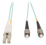 Eaton Tripp Lite Series 10Gb Duplex Multimode 50/125 OM3 LSZH Fiber Patch Kabel (LC/ST) - Aqua, 5M (16 ft.)
