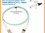Eaton Tripp Lite Series 10Gb Duplex Multimode 50/125 OM3 LSZH Fiber Patch Kabel (Mini-LC / LC) - Aqua, 10M (33 ft.)