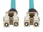 Eaton Tripp Lite Series 10Gb Rigid Industrial Duplex Multimode 50/125 OM3 Fiber Patch Kabel (LC/LC) - IP68, 1 m