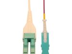 Eaton Tripp Lite Series 40/100/400G Multimode 50/125 OM4 Fiber Optic Kabel (Duplex SN-PC zu Duplex LC-PC Stecker/Stecker), 5 m