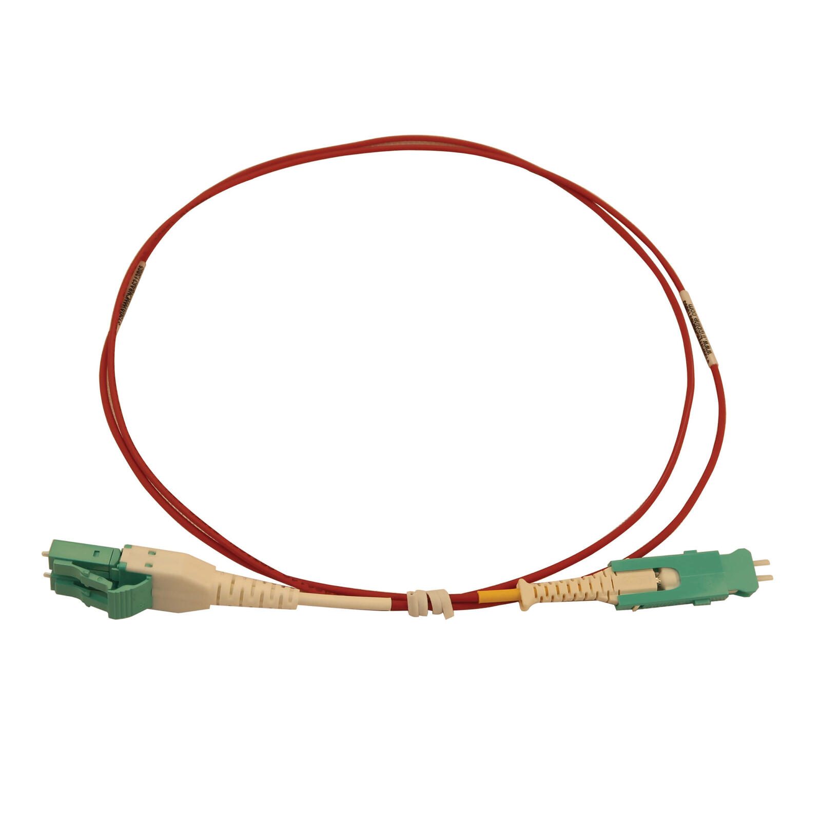 Eaton Tripp Lite Series 40/100/400G Multimode 50/125 OM4 Fiber Optic Kabel (Duplex SN-PC zu Duplex LC-PC Stecker/Stecker), 5 m