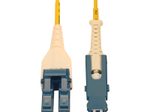 Eaton Tripp Lite Series 40/100/400G Singlemode 9/125 OS2 Fiber Optic Kabel (Duplex SN-UPC zu Duplex LC-UPC Stecker/Stecker), 2 m