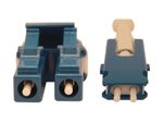 Eaton Tripp Lite Series 40/100/400G Singlemode 9/125 OS2 Fiber Optic Kabel (Duplex SN-UPC zu Duplex LC-UPC Stecker/Stecker), 2 m