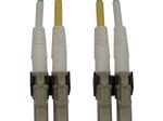 Eaton Tripp Lite Series 400G Multimode 50/125 OM3 Switchable Fiber Optic Kabel (Duplex LC-PC Stecker/Stecker), 3 m