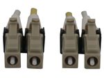 Eaton Tripp Lite Series 400G Multimode 50/125 OM3 Switchable Fiber Optic Kabel (Duplex LC-PC Stecker/Stecker), 3 m
