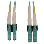 Eaton Tripp Lite Series 400G Multimode 50/125 OM4 Switchable Fiber Optic Kabel (Duplex LC-PC Stecker/Stecker), 1 m