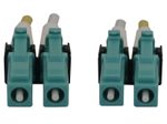 Eaton Tripp Lite Series 400G Multimode 50/125 OM4 Switchable Fiber Optic Kabel (Duplex LC-PC Stecker/Stecker), 2 m