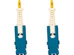 Eaton Tripp Lite Series 400G Singlemode 9/125 OS2 Fiber Optic Kabel (Duplex SN-UPC Stecker/Stecker), 3 m