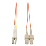 Eaton Tripp Lite Series Duplex Multimode 62.5/125 Fiber Patch Kabel (LC/SC), 2M (6 ft.)