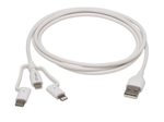 Eaton Tripp Lite Series Safe-IT Aufladekabel USB-A zu Lightning/ Mikro USB-B/ USB-C (1.2m)