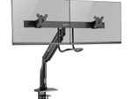 Eaton Tripp Lite Series Safe-IT Tischhalterung für zwei Monitore, antimikrobiell für 17” bis 35” Displays, USB Ports