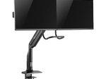 Eaton Tripp Lite Series Safe-IT Tischhalterung für zwei Monitore, antimikrobiell für 17” bis 35” Displays, USB Ports