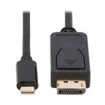 Eaton Tripp Lite Series USB-C zu DisplayPort Bi-Directional Active Adapterkabel (Stecker/Stecker), 4K 60 Hz, HDR, Locking DP Verbinder, 6 ft. (1.8 m)