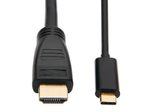 Eaton Tripp Lite Series USB-C zu HDMI Active Adapterkabel (Stecker/Stecker), 4K 60 Hz, 4:4:4, HDCP 2.2, Mid-Kabel Adapter, Schwarz, 6 ft. (1.8 m)
