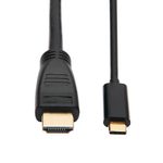Eaton Tripp Lite Series USB-C zu HDMI Active Adapterkabel (Stecker/Stecker), 4K 60 Hz, 4:4:4, HDCP 2.2, Mid-Kabel Adapter, Schwarz, 6 ft. (1.8 m)