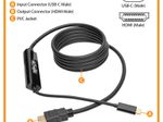 Eaton Tripp Lite Series USB-C zu HDMI Active Adapterkabel (Stecker/Stecker), 4K, Schwarz, 6 ft. (1.8 m)