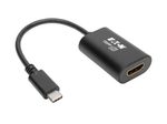 Eaton Tripp Lite Series USB-C zu HDMI Adapter (M/F) - 4K 60 Hz, HDCP 2.2, Schwarz