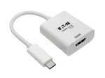 Eaton Tripp Lite Series USB-C zu HDMI Adapter (M/F) - 4K 60 Hz, HDCP 2.2, White