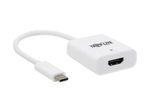 Eaton Tripp Lite Series USB-C zu HDMI Adapter (M/F) - 8K, HDR, 4:4:4, HDCP 2.3, White
