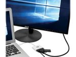 Eaton Tripp Lite Series USB-C zu HDMI Adapter mit USB-A Port and PD-Aufladung, HDCP, Weiß