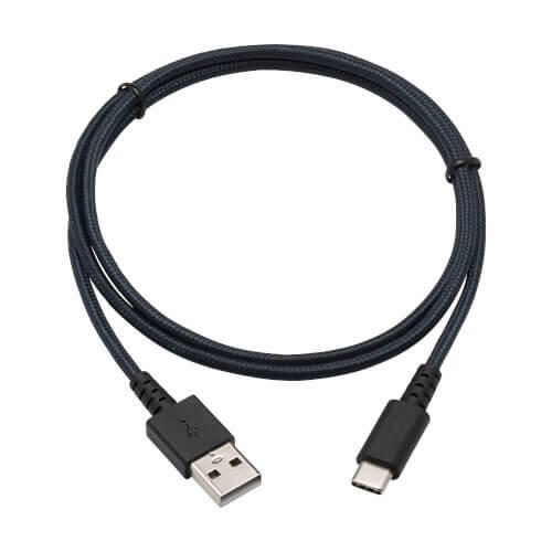 Eaton Tripp Lite Series Hochleistungsfähiges USB-A zu USB-C Kabel, USB 2.0, UHMWPE und Aramidfasern, (Stecker/Stecker), Grau, 3 ft. (0.91 m)
