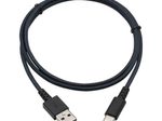 Eaton Tripp Lite Series Hochleistungsfähiges USB-A zu USB-C Kabel, USB 2.0, UHMWPE und Aramidfasern, (Stecker/Stecker), Grau, 3 ft. (0.91 m)