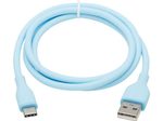 Eaton Tripp Lite Series Safe-IT USB-A zu USB-C Antibacterial Kabel, USB 2.0, Ultra Flexible (Stecker/Stecker), hell blau, 3 ft. (0.91 m)