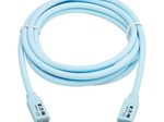 Eaton Tripp Lite Series Safe-IT USB-C Antibacterial Kabel, USB 2.0, Ultra Flexible (Stecker/Stecker), hell blau, 6 ft. (1.83 m)
