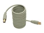 Eaton Tripp Lite Series USB 2.0 A/B Kabel (Stecker/Stecker), Beige, 10 ft. (3.05 m)