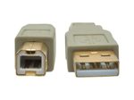 Eaton Tripp Lite Series USB 2.0 A/B Kabel (Stecker/Stecker), Beige, 10 ft. (3.05 m)