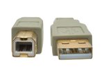 Eaton Tripp Lite Series USB 2.0 A/B Kabel (Stecker/Stecker), Beige, 6 ft. (1.83 m)