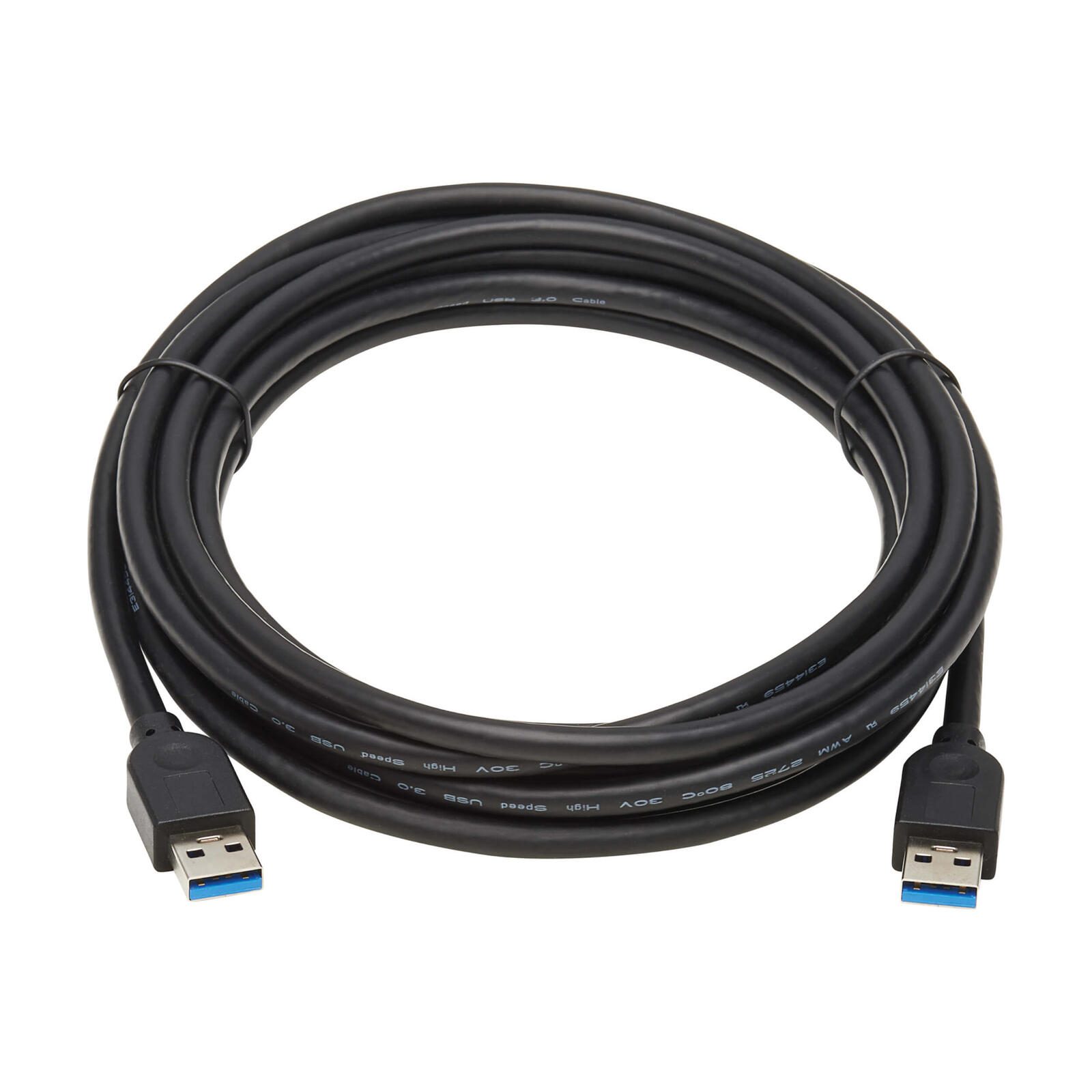Eaton Tripp Lite Series USB 3.0 SuperSpeed A zu A Kabel for Tripp Lite USB 3.0 All-in-One Keyszune/Panel Mount Couplers (Stecker/Stecker), Schwarz, 10 ft. (3 m)