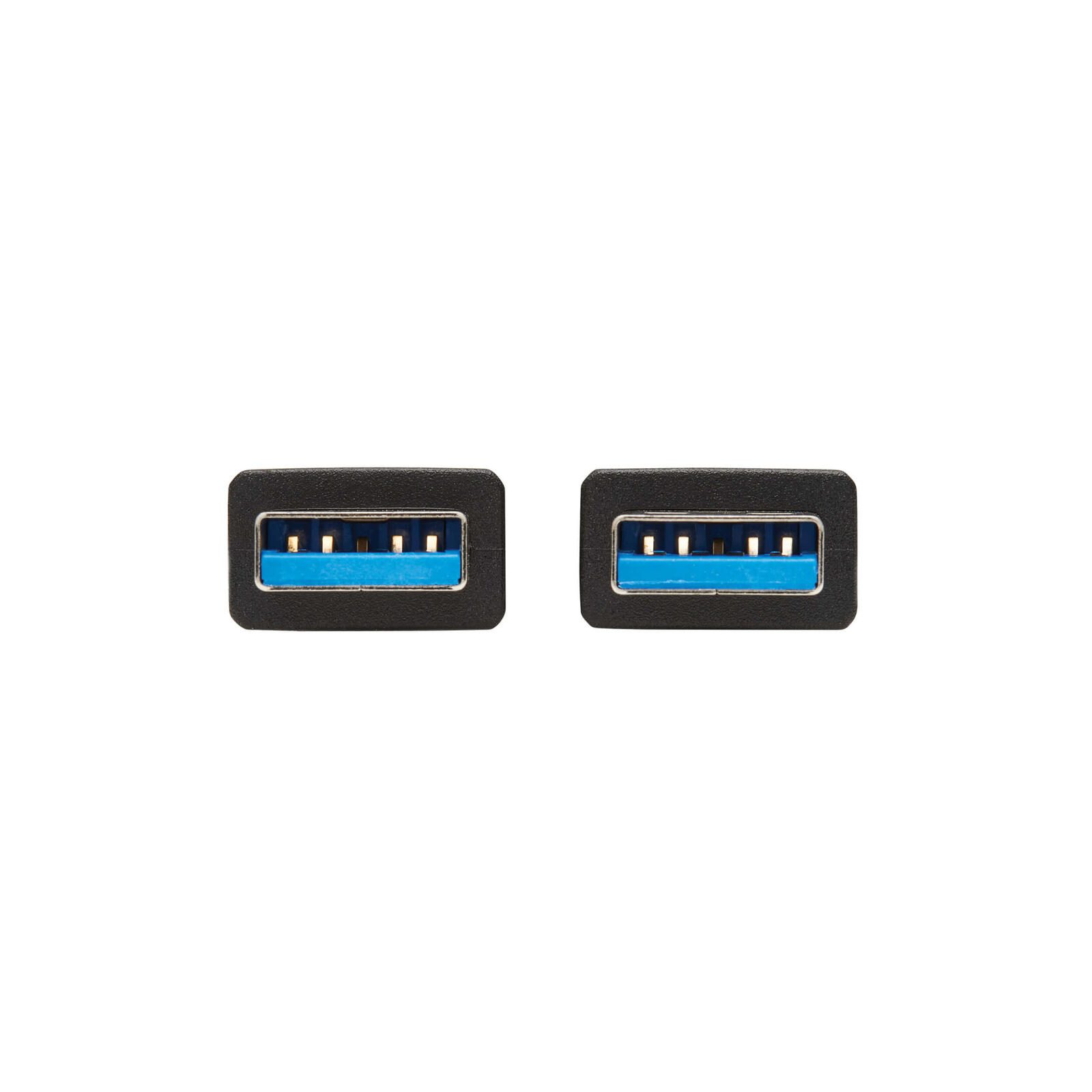 Eaton Tripp Lite Series USB 3.0 SuperSpeed A zu A Kabel for Tripp Lite USB 3.0 All-in-One Keyszune/Panel Mount Couplers (Stecker/Stecker), Schwarz, 10 ft. (3 m)