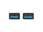 Eaton Tripp Lite Series USB 3.0 SuperSpeed A zu A Kabel for Tripp Lite USB 3.0 All-in-One Keyszune/Panel Mount Couplers (Stecker/Stecker), Schwarz, 10 ft. (3 m)