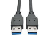 Eaton Tripp Lite Series USB 3.0 SuperSpeed A/A Kabel (Stecker/Stecker), Schwarz, 3 ft. (0.91 m)