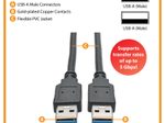Eaton Tripp Lite Series USB 3.0 SuperSpeed A/A Kabel (Stecker/Stecker), Schwarz, 3 ft. (0.91 m)