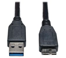 Eaton Tripp Lite Series USB 3.0 SuperSpeed Device Kabel (A zu Micro-B Stecker/Stecker) Schwarz, 1 ft. (0.31 m)