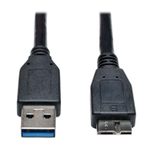 Eaton Tripp Lite Series USB 3.0 SuperSpeed Device Kabel (A zu Micro-B Stecker/Stecker) Schwarz, 3 ft. (0.91 m)
