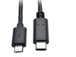 Eaton Tripp Lite Series USB Micro-B zu USB-C Kabel - USB 2.0, (Stecker/Stecker), 6 ft. (1.83 m)
