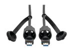Eaton Tripp Lite Series USB-A Male zu USB-A Male Kabel, SuperSpeed, 3.0/3.1, Industrial, 10 ft. (3.05 m) - IP68, Shielded, TAA