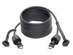 Eaton Tripp Lite Series USB-A Male zu USB-A Male Kabel, SuperSpeed, 3.0/3.1, Industrial, 13 ft. (3.96 m) - IP68, Shielded, TAA