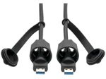 Eaton Tripp Lite Series USB-A Male zu USB-A Male Kabel, SuperSpeed, 3.0/3.1, Industrial, 3 ft. (0.91 m) - IP68, Shielded, TAA