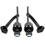 Eaton Tripp Lite Series USB-A Male zu USB-A Male Kabel, SuperSpeed, 3.0/3.1, Industrial, 3 ft. (0.91 m) - IP68, Shielded, TAA